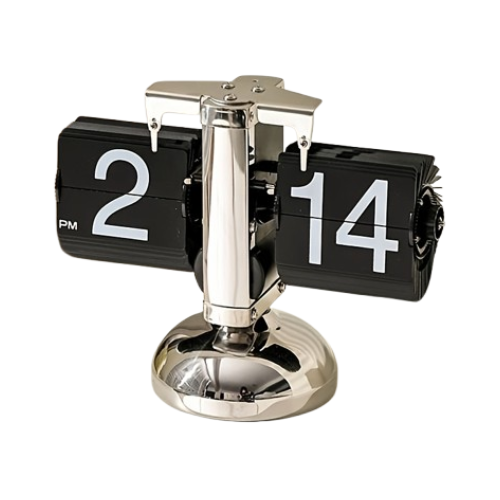 STEEL FLIPPING PAGE CLOCK