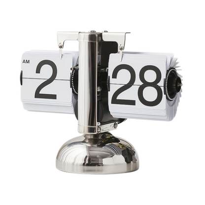 STEEL FLIPPING PAGE CLOCK