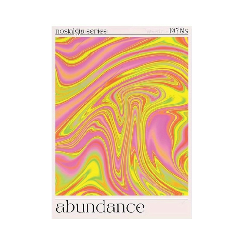 Retro Aura Gradient Poster