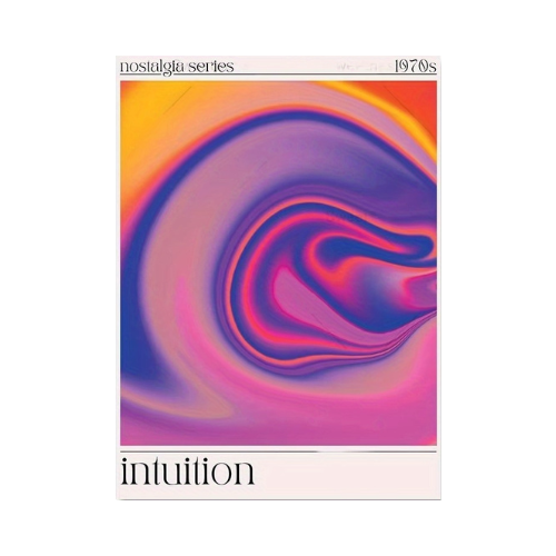 Retro Aura Gradient Poster