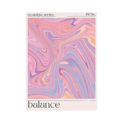 Retro Aura Gradient Poster