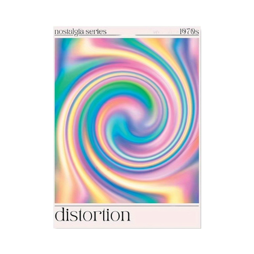Retro Aura Gradient Poster