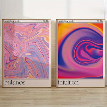 Retro Aura Gradient Poster