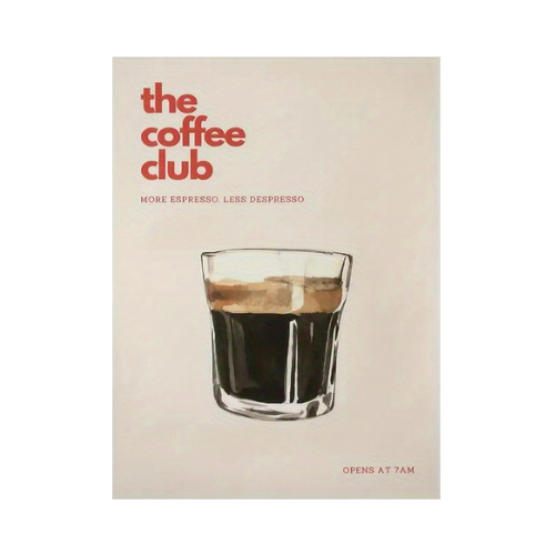 MORE ESPRESSO, LESS DESPRESSO