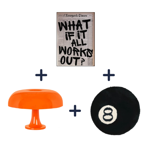 LAMP + RUG + POSTER